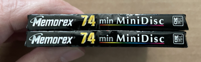 14 Mini Disques Memorex MD 74 Enregistrables – Lot Occasion Pour Audio