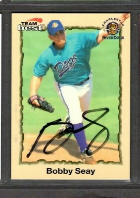 1998 Team Best #95 Bobby Seay Charleston RiverDogs Card signed