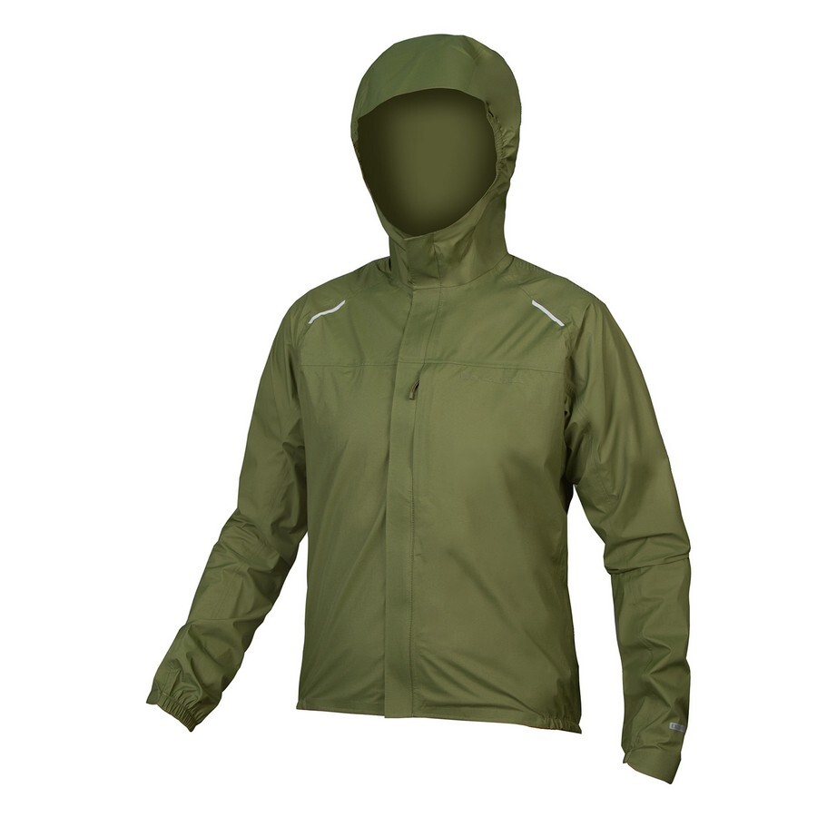 giacca impermeabile gv500 waterproof jacket olive green Endura Abbigliamento