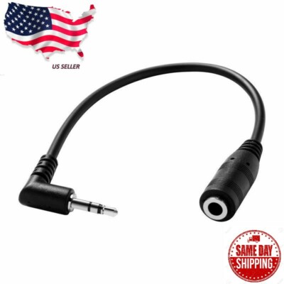 2.5mm Male to 3.5mm Female M/F Stereo Headphone Headset Adapter Converter