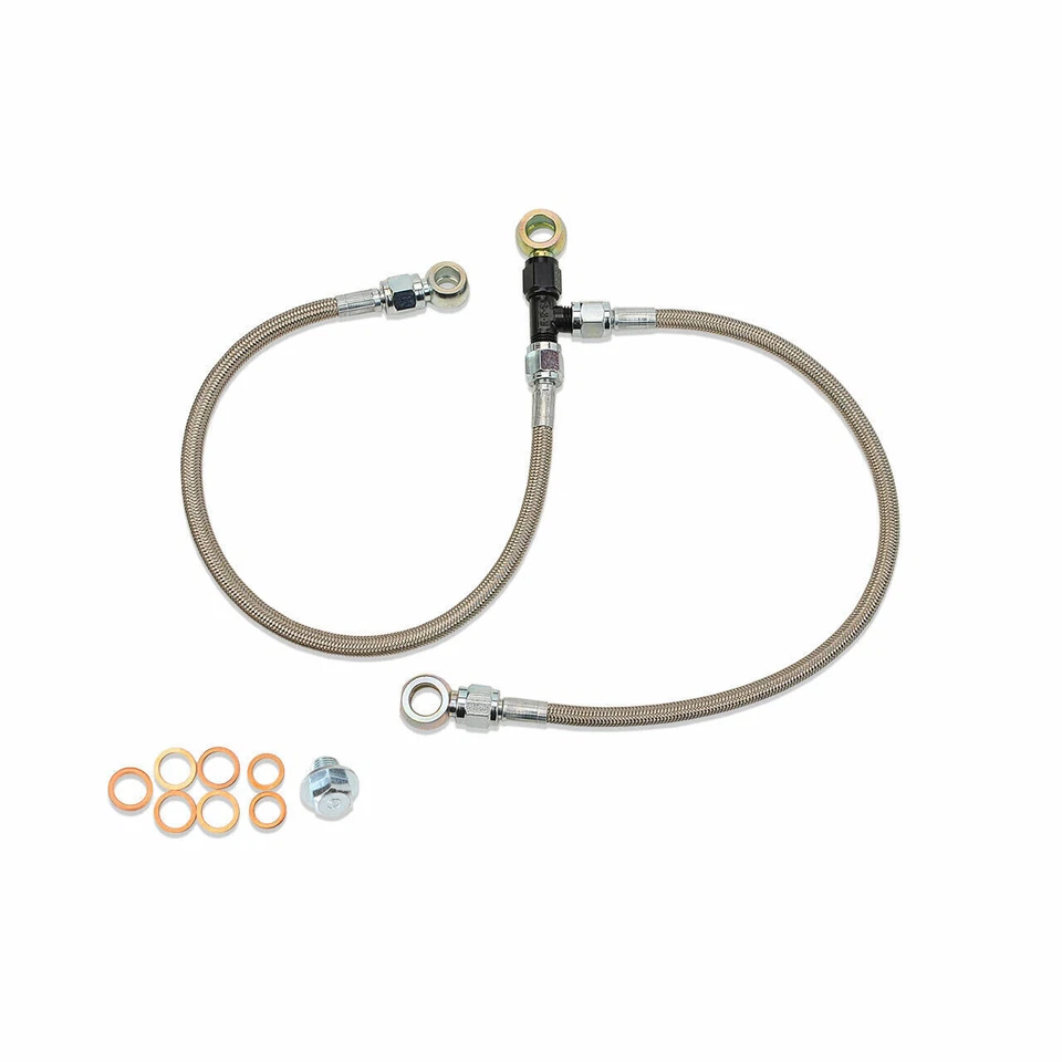 IAG Stock Location Turbo Oil Feed & AVCS Line for Subaru WRX 2006-14, STi 04-21 - Image 3 of 3