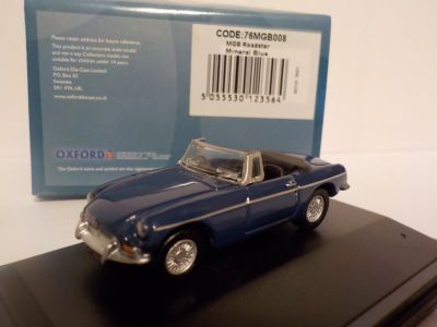 MGB, Roadster, Blue, , Model Cars 