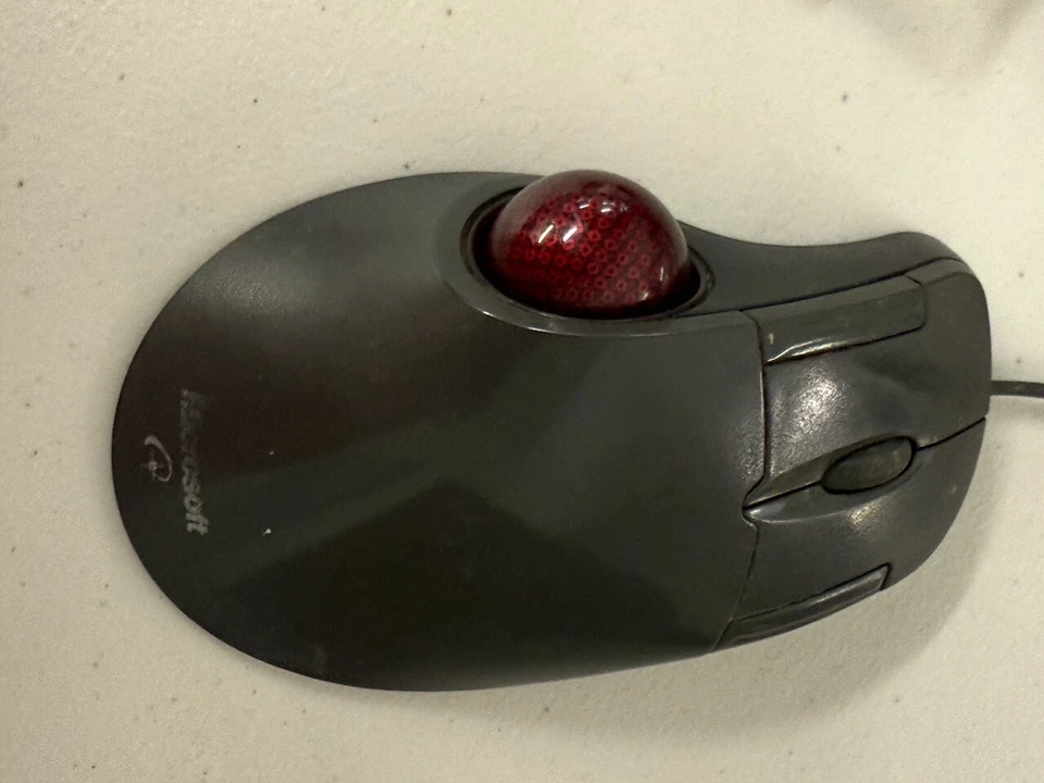 Microsoft Trackball Explorer 1.0 USB Mouse Ergonomic Scroll - Image 2 of 4