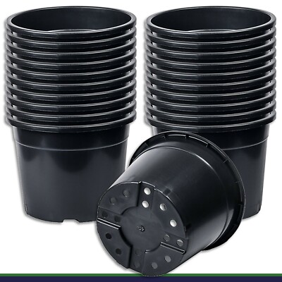 20 x Pflanztopf 40 L schwarz  46 x 35 cm Blumentopf Pflanzgef  Blumenkbel | eBay.de
