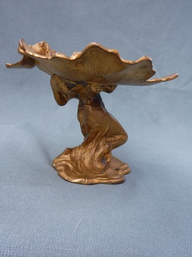 Jennings Brothers 353 Art Nouveau Tazza Calling Card Tray Stand Alfred Foretay - Picture 7 of 12