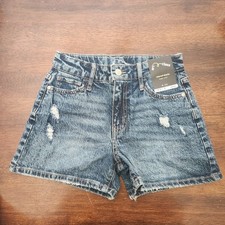 NWT Art Class Girls' Relaxed High Rise Jean Denim Shorts Medium 8