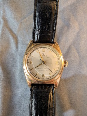 Rolex Ref 5050  Gold Bubbleback Watch - just serviced