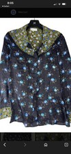 Sandro Floral Printed Blouse/Shirt Button Dow...