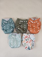 Nora's Nursery LOT Of 5 Diaper Covers in Excellent Condition With Inserts