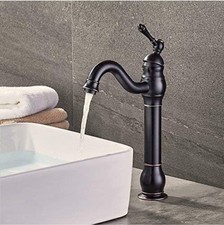 360  Swivel Bathroom Vessel Sink Faucet Oil Rubbed Bronze Single Handle One H...