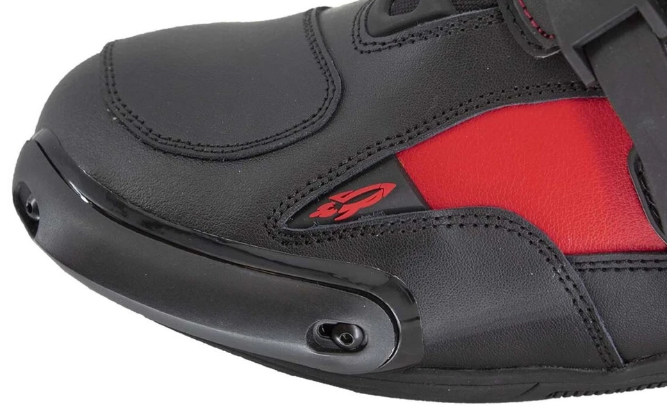 Botas de motocicleta Joe Rocket Sector para hombre negras/rojas 10 EE. UU. Foto 2 de 4