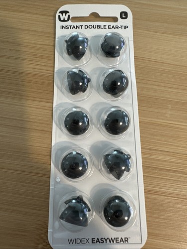 Widex Instant DOUBLE Ear-Tip Size LARGE, Quantity 10 dome pieces