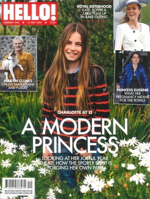 UK HELLO! Magazine: Princess Charlotte, Kate Middleton, Met Gala Beyoncé 18.5.26