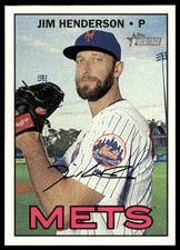 2016 Topps Heritage #512 Jim Henderson New York Mets NM+
