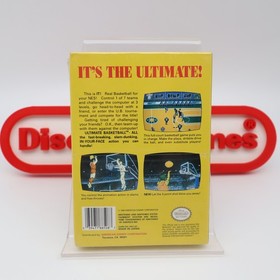 NES Nintendo ULTIMATE BASKETBALL - NEW & Factory Sealed with Authentic H-Seam!