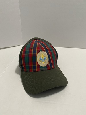 Boy Scouts Webelos Plaid Hat Flex Fit M/L
