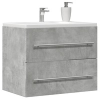 Waschbeckenunterschrank Betongrau Holzwerkstoff 60X38,5X48 Cm
