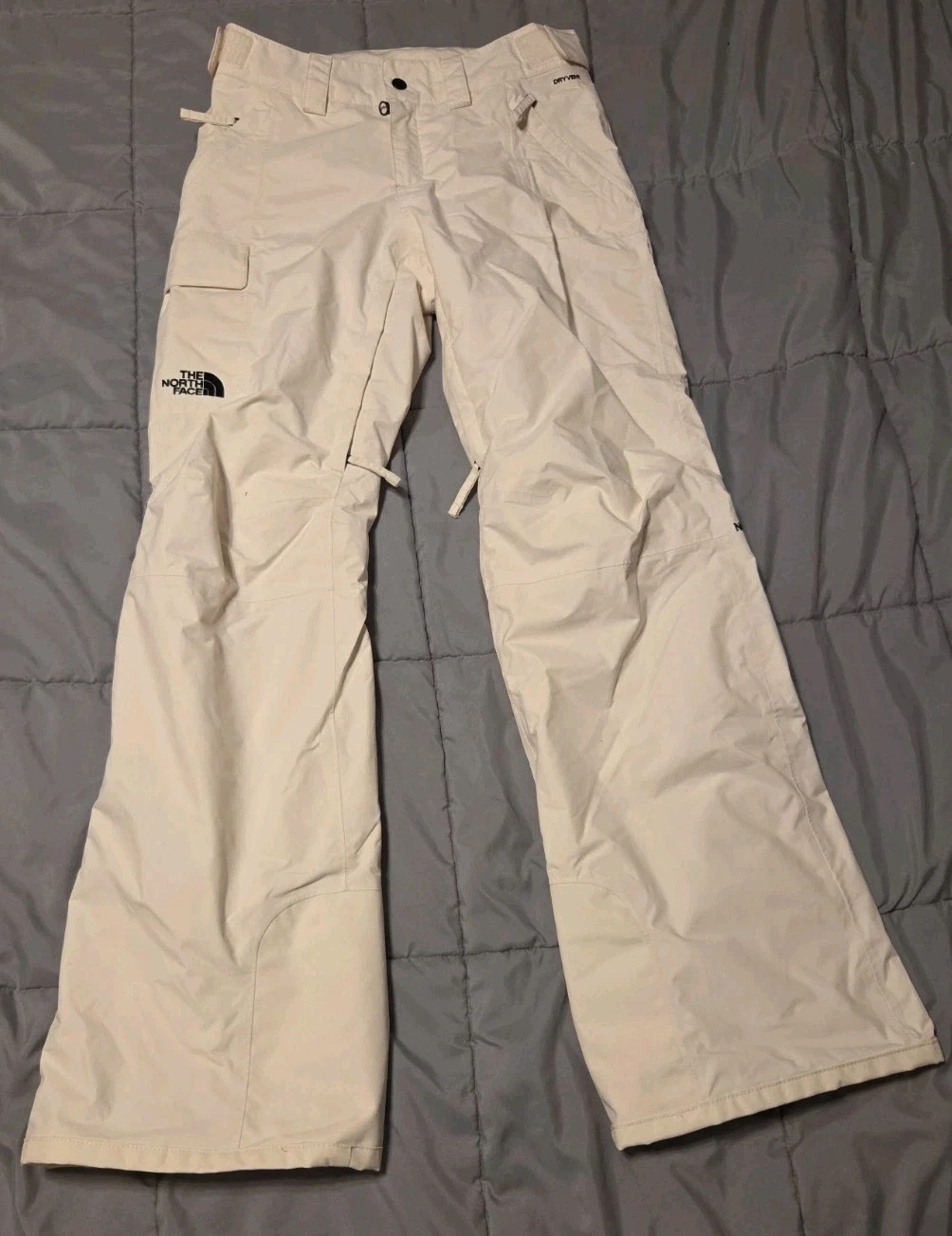 White North Face Dryvent Snow Ski Snowboarding Pants Women's Size S/P Small