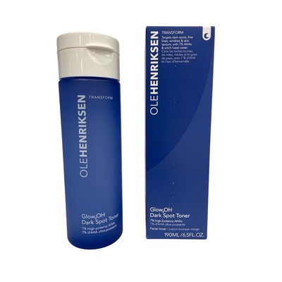 Old Henriksen Glow20H Dark Spot Toner 6.5 Oz/190mL - New & Sealed