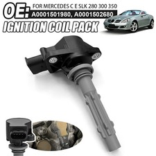Ignition Coil Pack For Mercedes C E SLK 280 300 350 2.5 3.0 3.5 M272 A0001501980