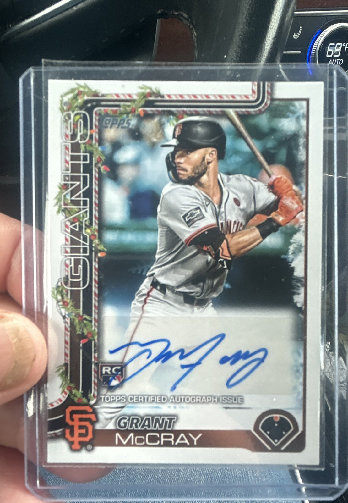 2025 Topps Series 1 - Flagship Real One Autographs Grant McCray #213 (AU, RC)