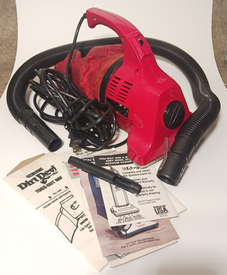 #ad Royal Dirt Devil Handheld Vacuum Model 103 Hose Bag Manual Works Clean $28.95