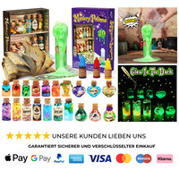 Mystery Potions 20 Zaubermischung Zauberer Zaubertrank Flaschen, FüR Kinder