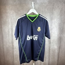 RARE Vintage Y2K Real Madrid Bwin Away Soccer Football Jersey Futbol Large
