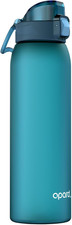 Zip 32oz Plastic Water Bottle Dishwasher Safe Leakproof Flip-top Lid Bpa Free