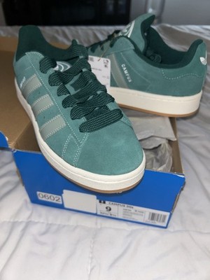 Size 9 - Adidas Campus 00s Collegiate Green Silver Green