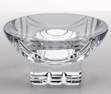 Waterford Master Cutter John Connolly Signed Tealight Candle Holder Eclipse 4x2"