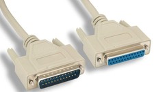 6FT DB25M to DB25F Straight Cable MF Extender Serial Motion Control