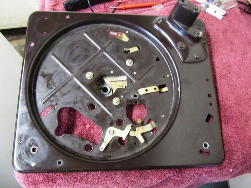 GARRARD RC121 MKII TURNTABLE CHASSIS For Parts Base Plate Main Cam Changer;