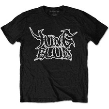 Image of Yungblud T Shirt Weird Flaming Skeletons Logo new Official Mens Black