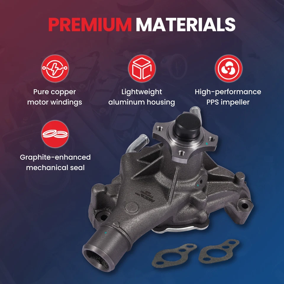 Водяной насос для двигателя Chevrolet GMC Isuzu Oldsmobile V6 4,3 л 130-1820 - Изображение 3 из 4