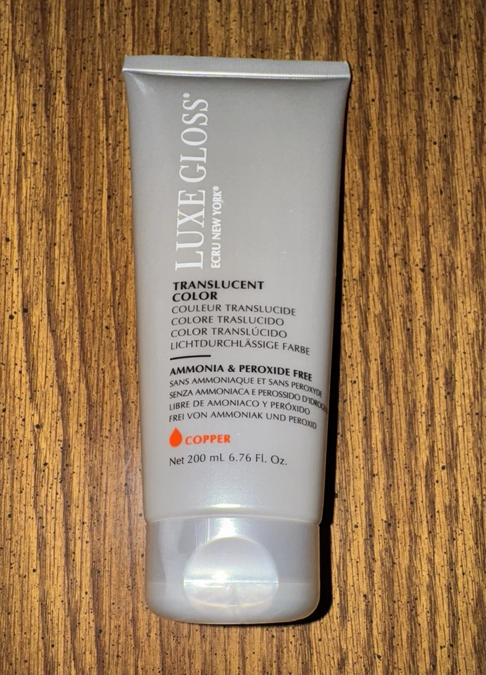 NWT ECRU Luxe Color Gloss in Shade Copper For Red Hair 6.76 fl oz - Image 2 of 4