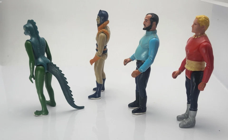 Lote de 4 bonecos colecionáveis Flash Gordon Mattel 1979 4" - Imagem 4 de 4