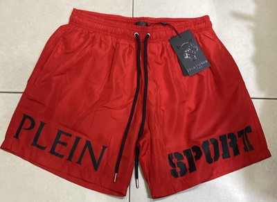 Plein Sport Men's Swimsuit Red Size L P5