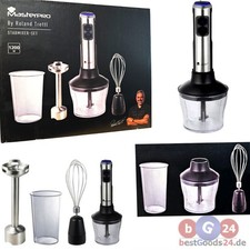 Pürierstab 3-in-1 Masterpro Stabmixer Schneebesen Zerkleinerer 1200 W