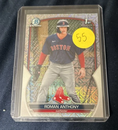 2023 Bowman - Chrome Prospects Roman Anthony #BCP-71 Mojo Refractor (RC)