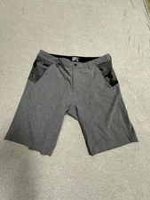 Fox Racing Essex Tech Shorts Mens 38 Gray Performance Hybrid Casual Flat Front