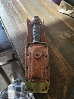 Vietnam 1968 Camillus Jet Pilot Survival Knife Air Force Sheath