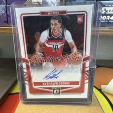 2024-25 Donruss Optic - Signature Series Kyshawn George, Kyshawn George (RC)