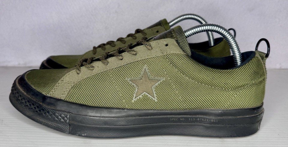 Carhartt WIP X Converse One Star OX Herbal Sneakers 162820C Sz 8 Mens EUC