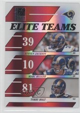 2006 Donruss Elite Teams Red 5/500 Steven Jackson Marc Bulger Torry Holt 0a1