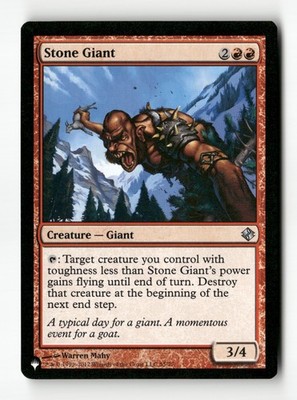 Stone Giant U - The List Reprints 55/77 MP MTG