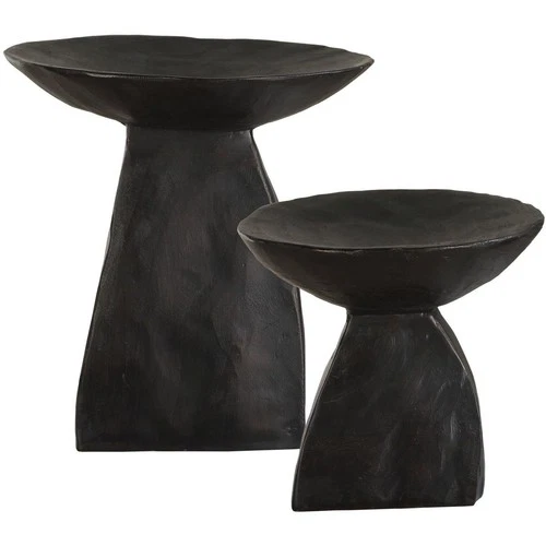 Uttermost 18281 Shadow 11 X 10.5 inch Pedestal Bowls, Set of 2 - Picture 3 of 5