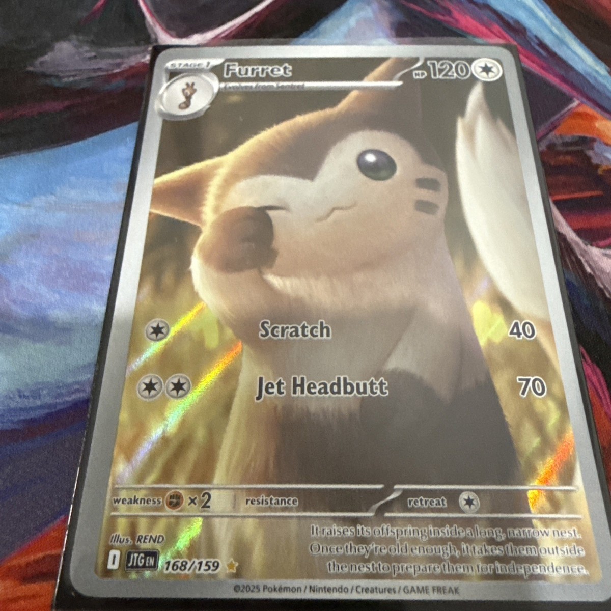 Furret 168/159 – Illustration Rare – Journey Together (SV09