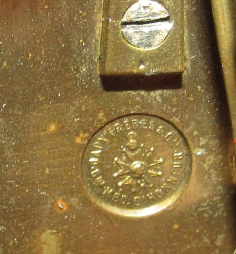 Antique Japy Freres French Bronze & Porcelain Delft Tablets Clock 8-Day - Picture 12 of 14
