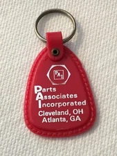 PAI Parts Associates Inc Cleveland OH Atlanta GA Keychain, Vintage Key Ring